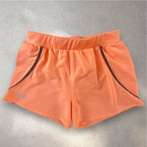 Under Armour Women's Mileage 3.0 Running Shorts (Size XS) Orange